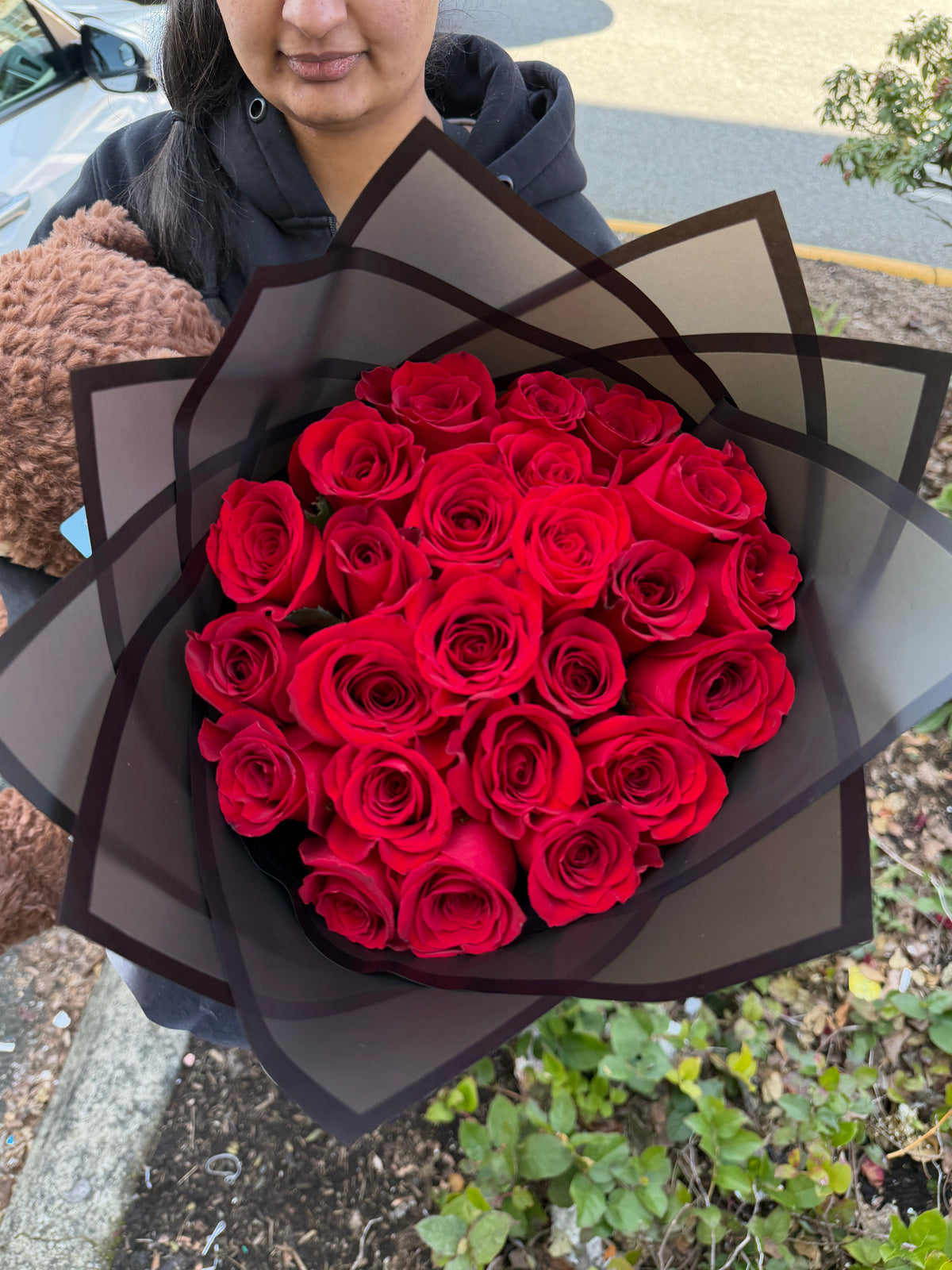24 Red Roses Bouquet in Surrey | Luxury Rose Gift