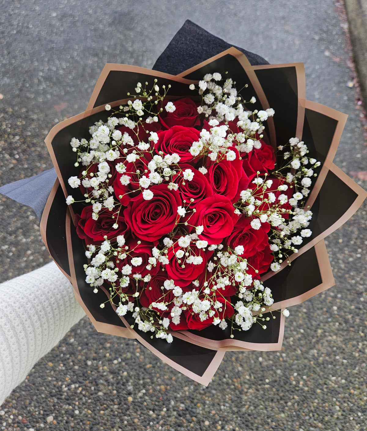 24 Red Roses Bouquet in Surrey | Luxury Rose Gift