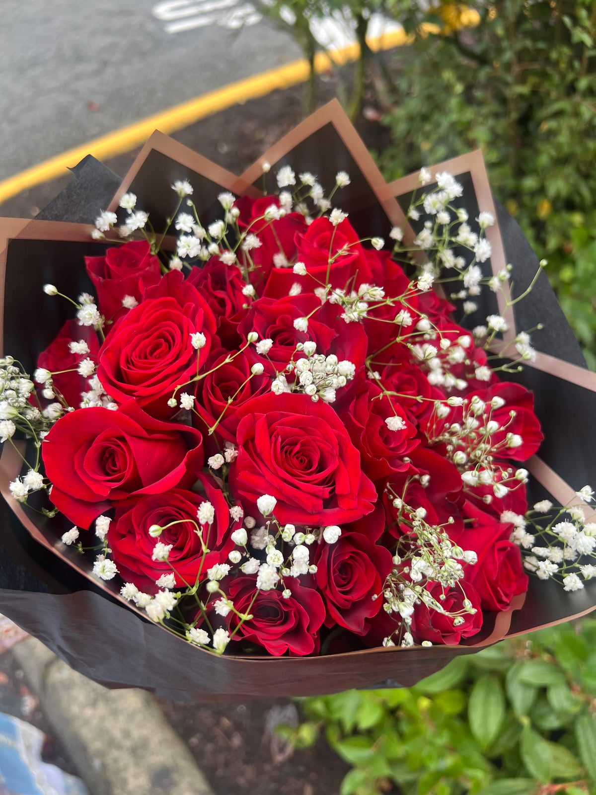 24 Red Roses Bouquet in Surrey | Luxury Rose Gift