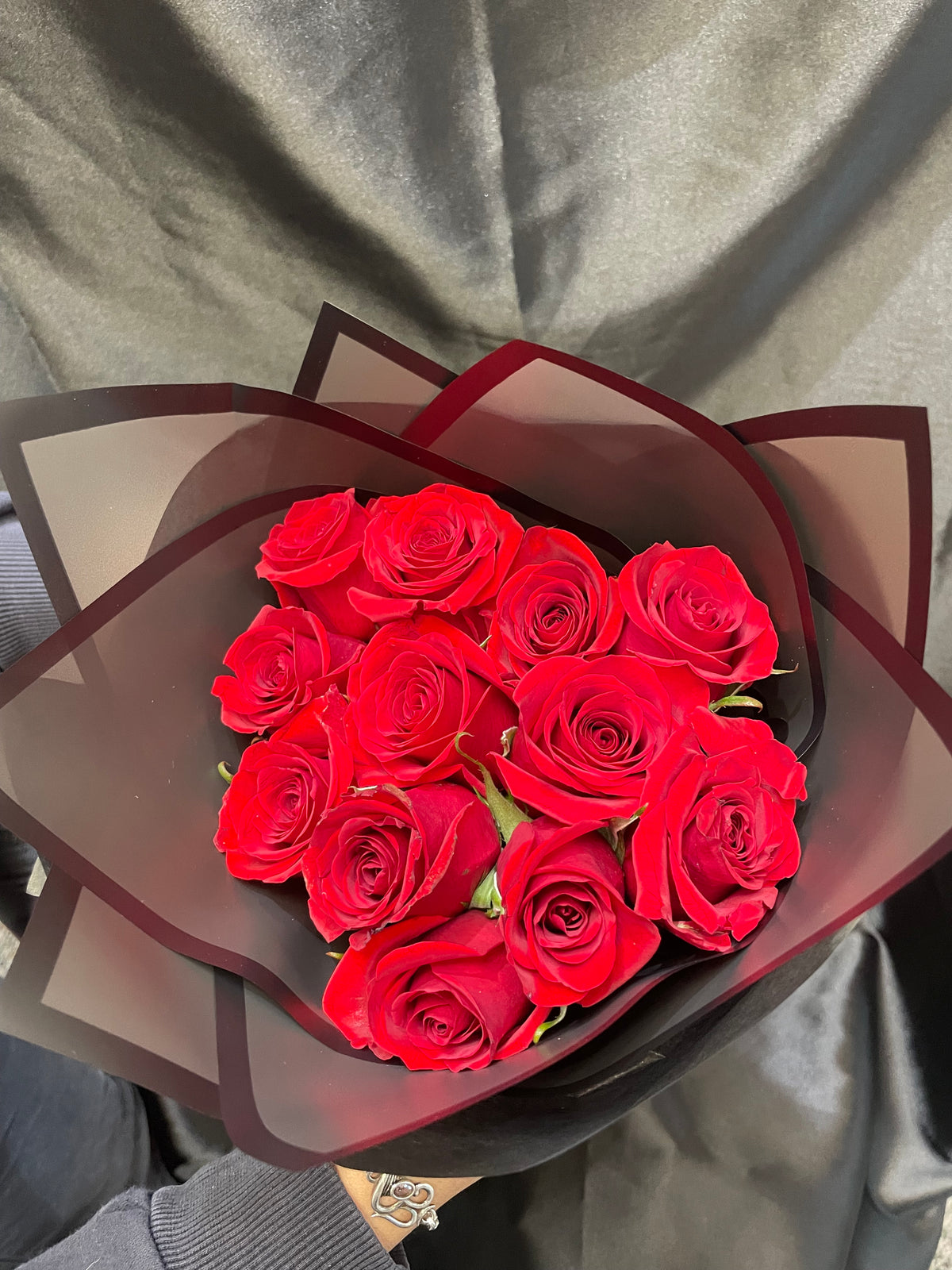 12 Red Roses Bouquet