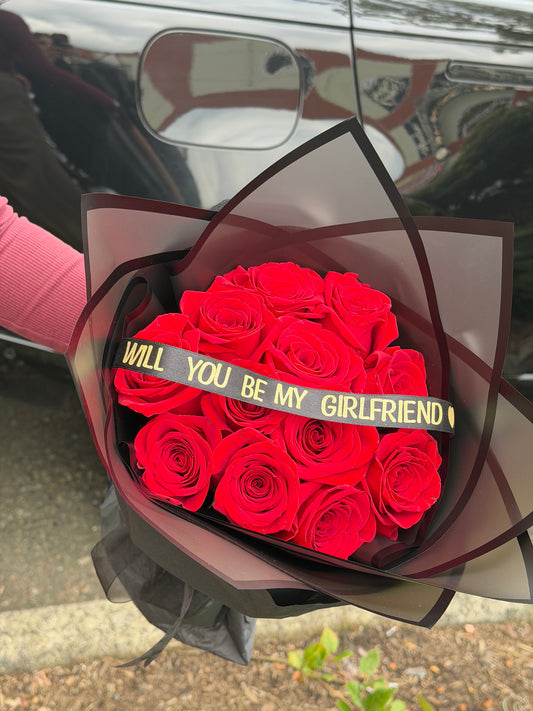 12 Red Roses Bouquet