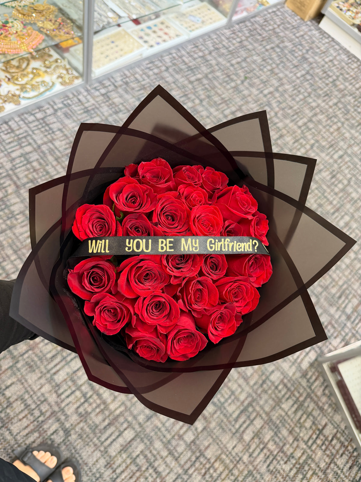 24 Red Roses Bouquet in Surrey | Luxury Rose Gift