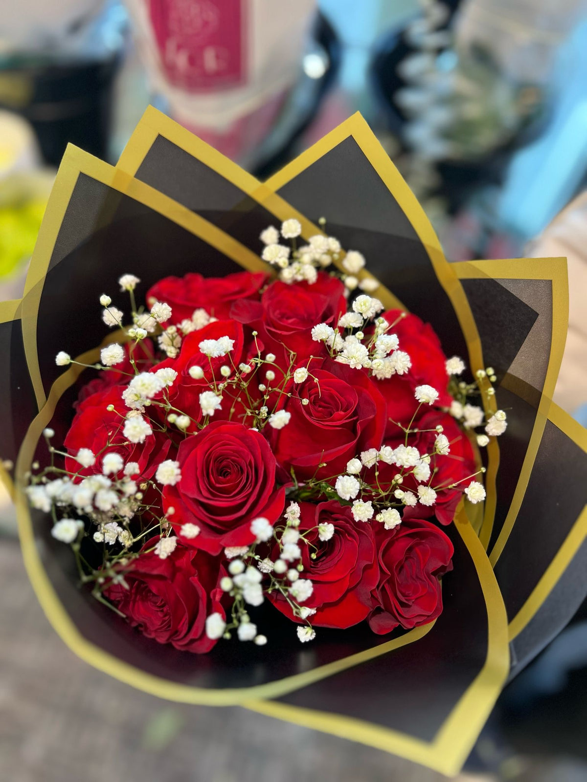 12 Red Roses Bouquet
