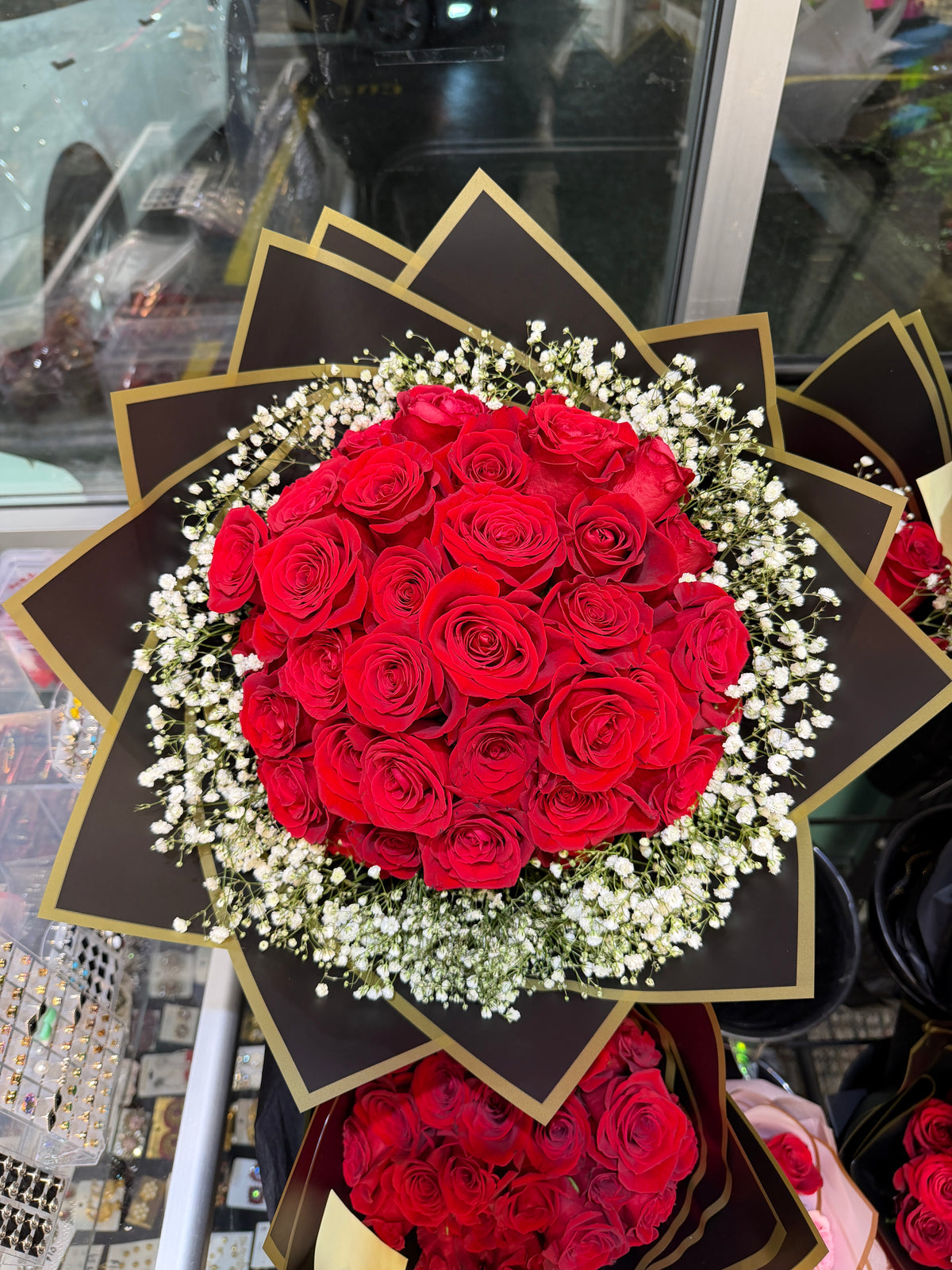 24 Red Roses Bouquet in Surrey | Luxury Rose Gift